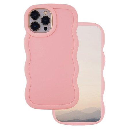 iPhone 16 Pro - Skyddande Candy Mjuk Skal Rosa