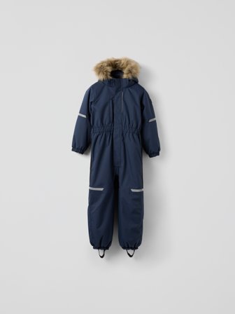 Wasserdichter wattierter Overall ARCTIC - 104 - kinderbekleidung - blue - Polarn O. Pyret