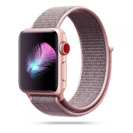 Tech-Protect Nylon Apple Watch 4/5/6/7/8/SE (38/40/41mm) - Pink