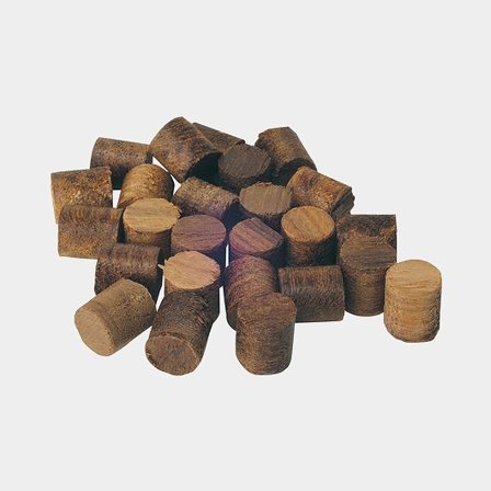 Teak plug Roca, Ø12 mm, 100-pack