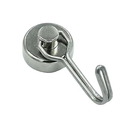 2 stk. Magnetiske Kroge Svingbare Stærke Kroge