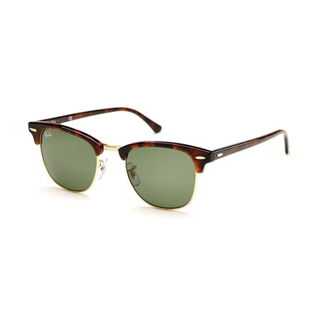 Ray-Ban Clubmaster -Aurinkolasit - Green Rectangular - Ray-Ban RB3016 W0366 51