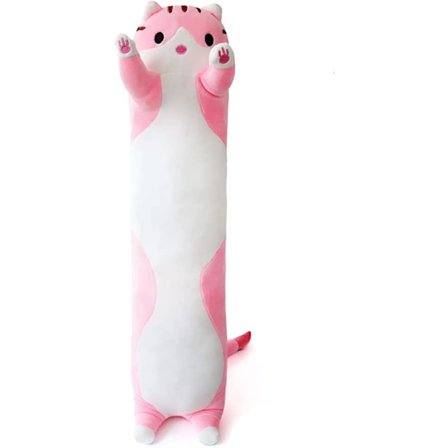 Söt plysch kattdocka fylld kudde docka leksaker katt mjuka prylar - high quality