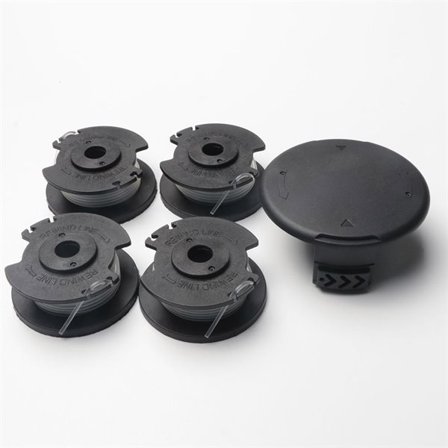 Trimmerspole og hætte kompatibel med Einhell GE-CT 18/28 Li, 4-pak + hætte