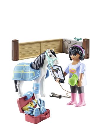 Playmobil Horses Of Waterfall Hesteterapeut - 71497 Toys Playmobil Toys Playmobil Horses Of Waterfall Multi/patterned PLAYMOBIL