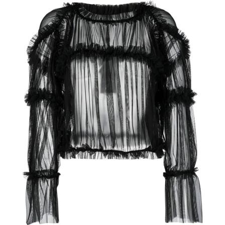 MM6 Maison Margiela Bluse Sort, Dame