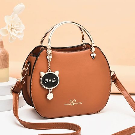 NYHET Söt Kattunge Dam Axelväskor Koreansk Girl Shell Small Bag Dam Messenger Bags Handväska för kvinnor Sac A Main Femme