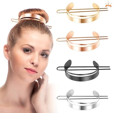 4 st hårklämmor, retro eleganta hårklämmor