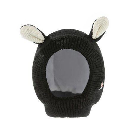 Varm stickad mössa för bebis och barn, vinter/snö mössa med öron