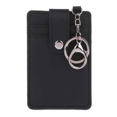 Kannettava henkilökorttikotelo Bussikorttien cover case avaimenperälle Black