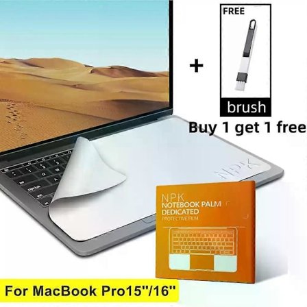 Notebook Palm Tastatur Tæppe Cover Mikrofiber Støvtæt Beskyttelsesfilm Laptop Skærm Rengøringsklud MacBookPro 13/15/16 Tommer