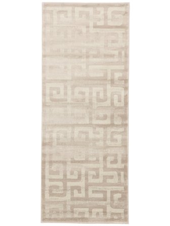 Geometryczny Mały Ancient Dywan - Jasnobeżowy 80X200 W Stylu Klasycznym