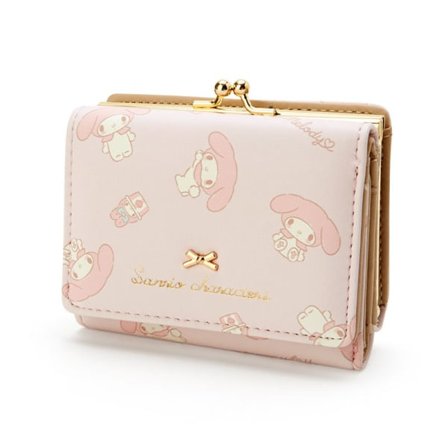 Anime Fille Portefeuille Court en Cuir PU Portefeuille pour Femmes Cartoon Portefeuille Pochette Carte Carte de Crédit Pochette Boucle (rosa)