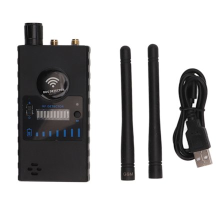 Bug Detector Dubbel Antenn Radiovågsinterferensresistent 1MHZ till 8000MHZ Kamera Finder för Företag