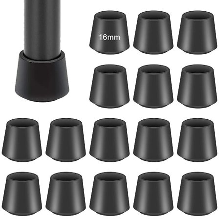 Stolebenkapper til stoleben, 32 gummistolebenkapper fødder puder