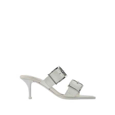 Alexander McQueen High Heel Sandaler Hvid, Dame Sandaler med hæl, Størrelse: 38 EU