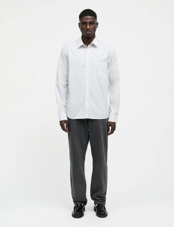 Mads Nørgaard Prime Cotton Poplin Sune Shirt - White - L