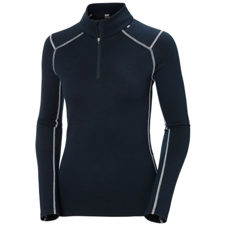 Helly Hansen LIFA Merino Midweight 1/2 Zip Dame Marineblå