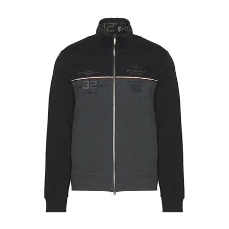 Aeronautica Militare, Zip-throughs Blauw, Heren, Maat:XL