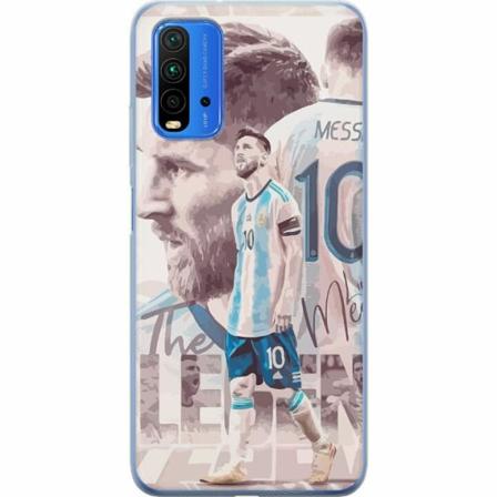 Xiaomi Redmi 9t Genomskinligt Skal Messi