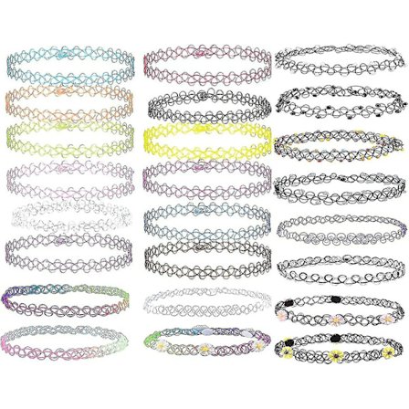 Choker-kjede med anheng gotisk kjede 24 stykker