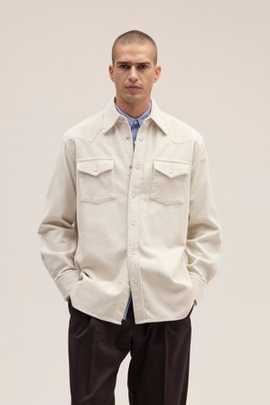 NN.07 Ricky Hemd Herren Weiß