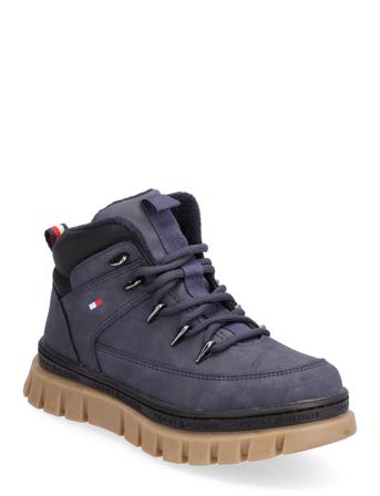 T3B5-32523-1441X598 Snørestøvletter Støvletter Blå Tommy Hilfiger