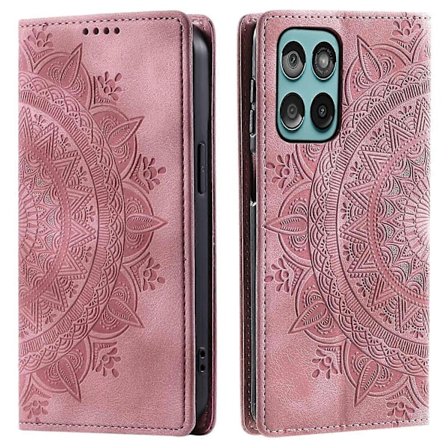 Style-010 For Motorola Edge 60 5G/ 60 Fusion 5G Deksel Magnetisk Lukking Lær Telefon Deksel Mønster Im