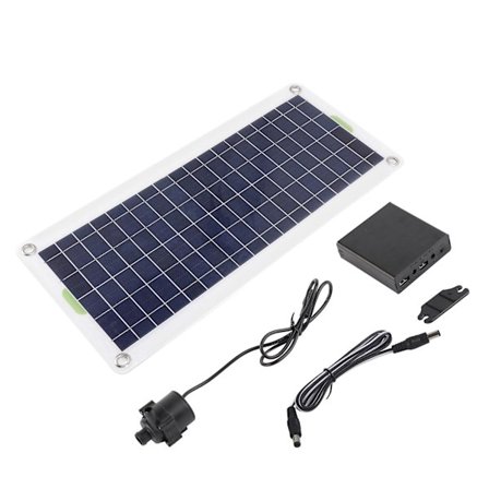 Solar vattenpump kit 30W polysilikon solpanel fontän pump kit för soldrivna fontän damm Hydroponics trädgårdar