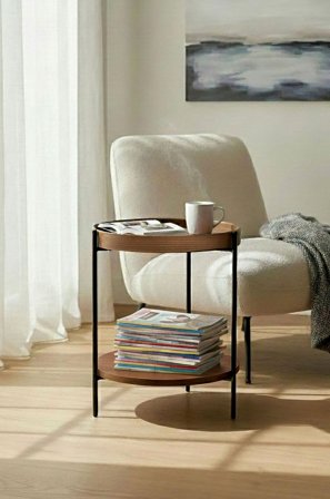 Homeroom Collection - Agda Sivupöytä - Ruskea - Apupöydät & sivupöydät - - Homeroom