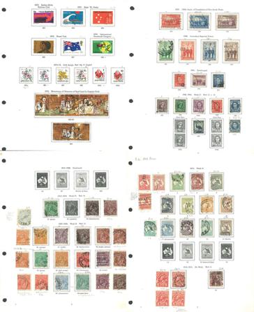 Australien - Ubrugt og stemplet lot 1913-1979