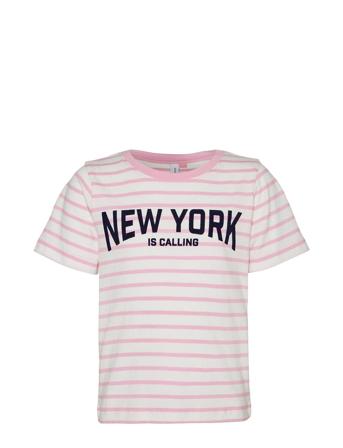 Vmleila Ss Top Jrs Girl T-shirts Short-sleeved Rosa Vero Moda Girl*Betinget Tilbud