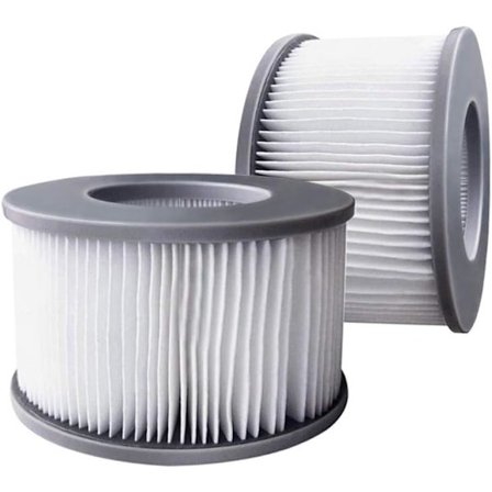 2-pakning med erstatningsfilter til Mspa FD2089 - Patronpumpe for svømmebasseng, boblebad og spa