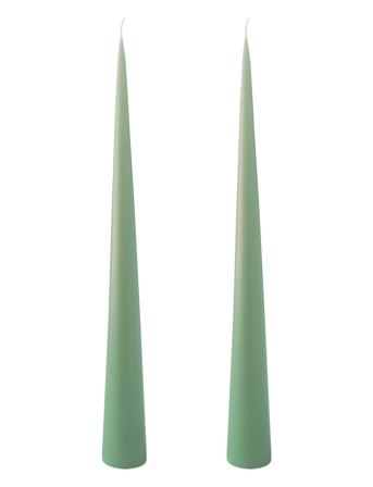 Hand Dipped Decoration Candles, 2 Pack Home Decoration Candles Pillar Candles Vihreä Kunstindustrien