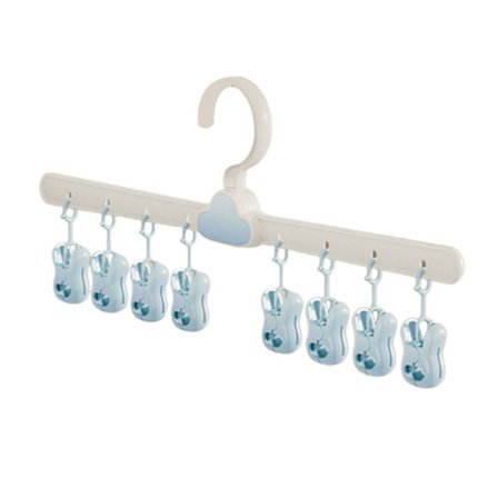 Multifunksjonelt klesstativ Tørkestativ BLÅ