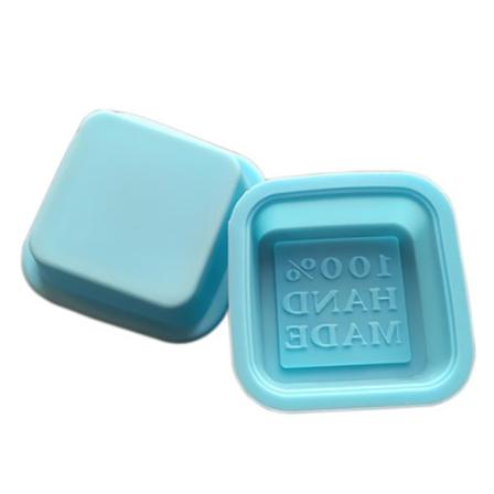 E Craft Art Fyrkantig Silikonugn Handgjorda Molds Diy-tvål M