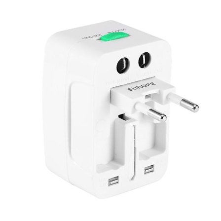 Au / Uk / Us / Eu International Plug Electrical Socket World Travel 110-250 (v) Converter Charger Adapter Ac Power Plug Charger -GSL