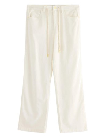 Trousers Elle Cream Lindex