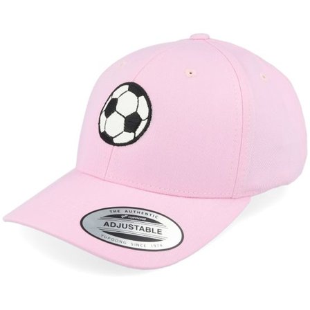 Forza - Rosa adjustable Keps - Kids Football Applique Pink Adjustable @ Hatstore