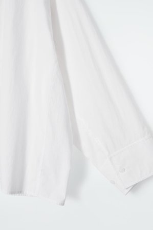 COS Femme Chemise À Double Manchette in Blanc