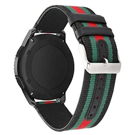 Huawei Watch GT 22mm nylon klockband - Svart