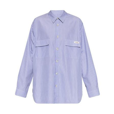 Nanushka Casual Shirts blå, Herr, Herr, Storlek: L