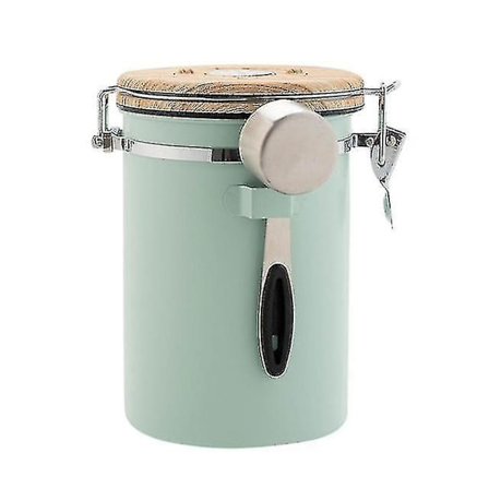 Stainless Steel Airtight Coffee Container Storage Canister Set Coffee Jar Canister With Scoop For Coffee Beans Tea 1.8l