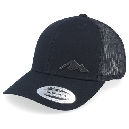 Wild Spirit - Black - trucker - Cap - Small Mountain Icon Patch Black Trucker - Hatstore