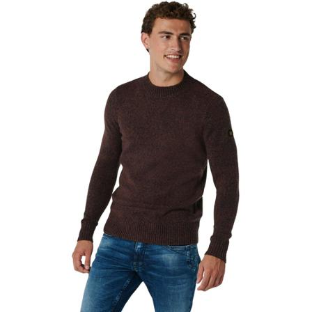 No Excess, Pullover crewneck Bruin, Heren, Maat:2XL