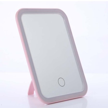 Rejsespejl Makeup Spejl PINK