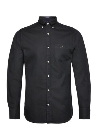 Reg Beefy Oxford Bd Skjorta Casual Svart GANT