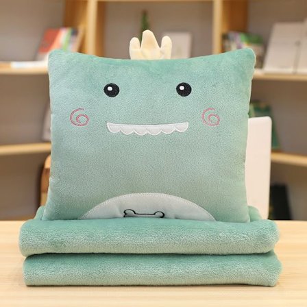 Søt teppe pute combo barn reise pute og teppe sett 2 stykker - Por