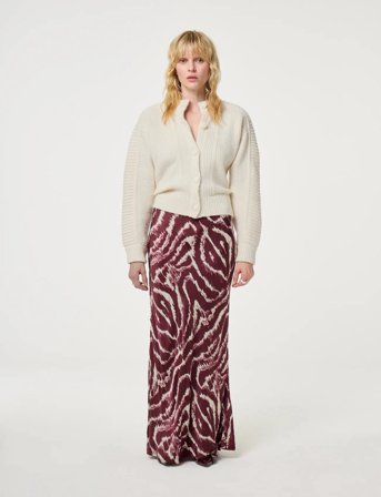 Fabienne Chapot Laurent Skirt - Burgundy - 42