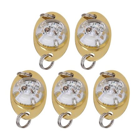 5 stk LED Under vann Fiske Lys Natt Lampe Sekvens Lokke Attraktor Lokker Agnsverktøy